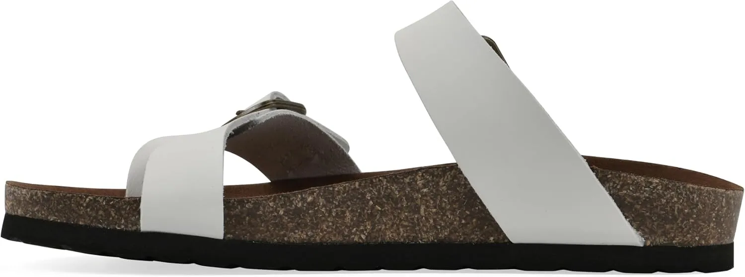 WHITE MOUNTAIN Women's Grams Signature Comfort-Molded Footbed Sandal