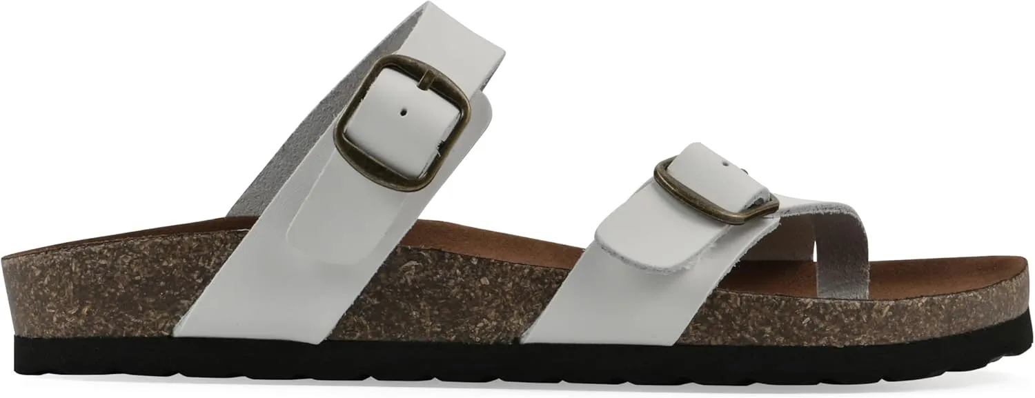 WHITE MOUNTAIN Women's Grams Signature Comfort-Molded Footbed Sandal