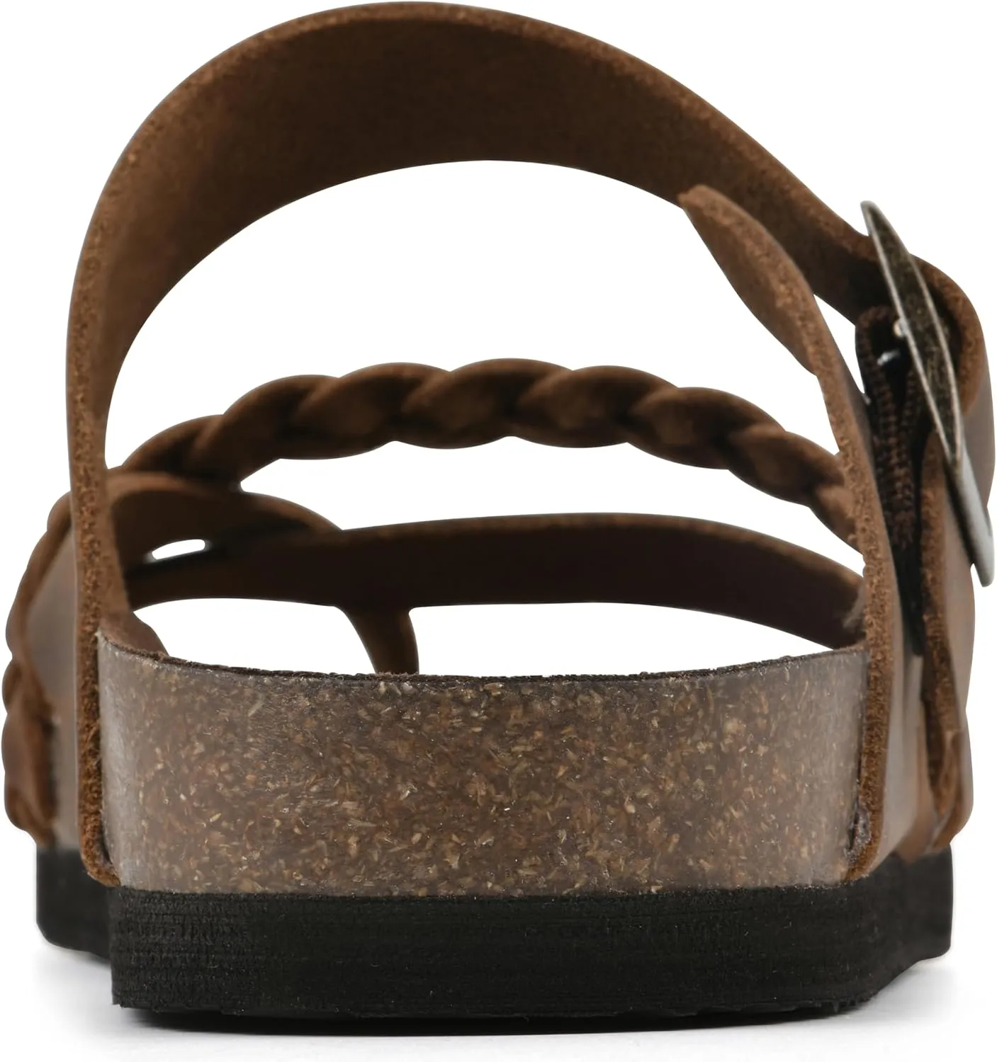 WHITE MOUNTAIN Women's Hazy Braided Signature Comfort-Molded Footbed Sandal
