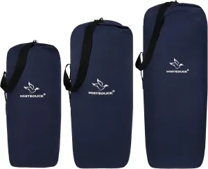 WHITEDUCK Top Load Canvas Folding Duffel Bag, Water Resistant Army Style Shoulder Bag for Men and Women- Gym, Sports, Travel, Hiking, Camping, Backpacking (Extra Large 30" x 50",Blue)