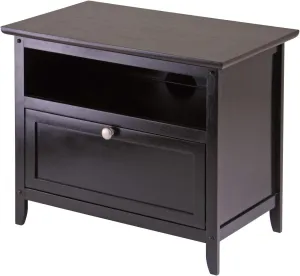 Winsome Wood Zara Media/Entertainment, Espresso, FURNITURE