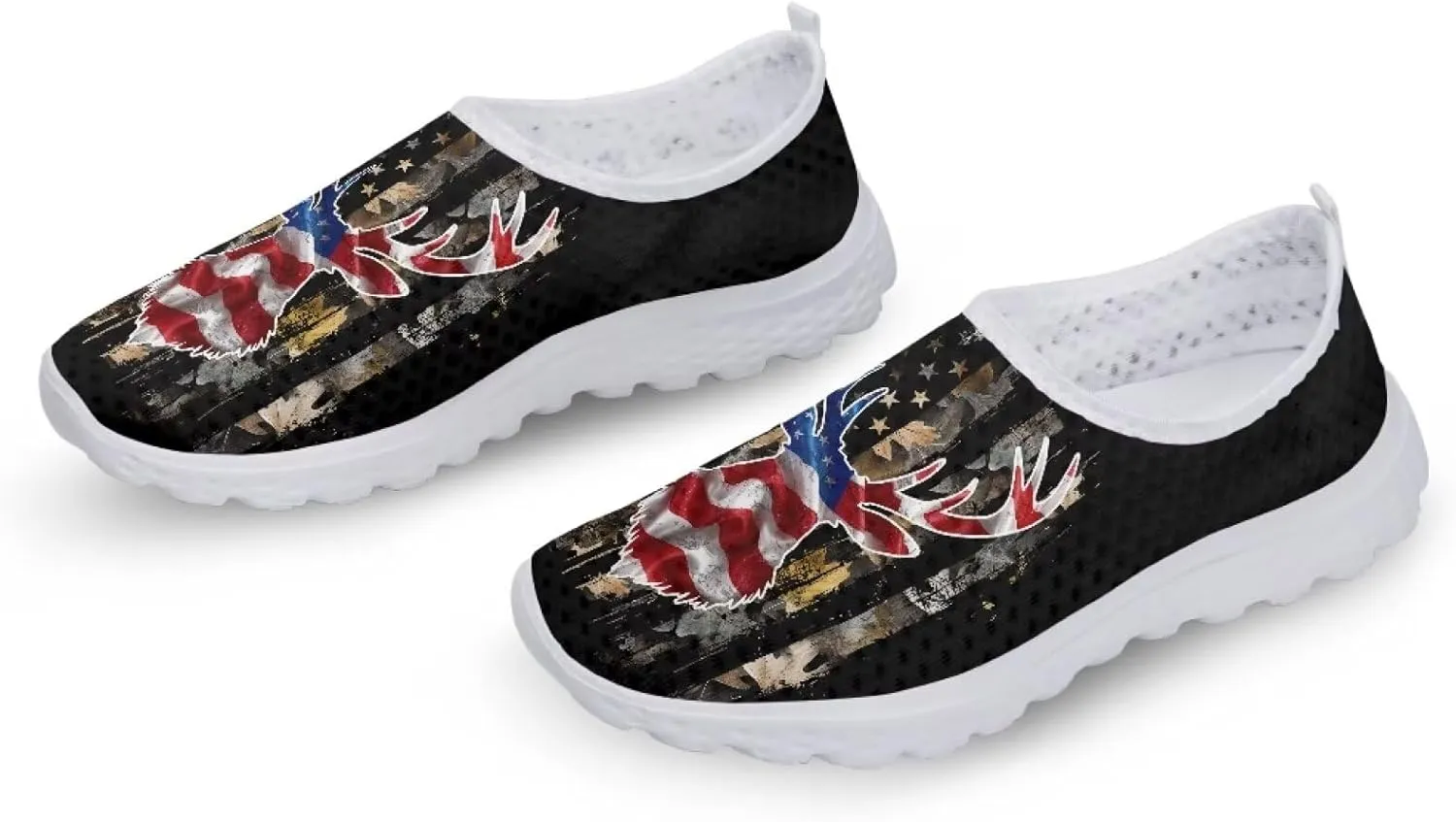 Women Slip On Loafer Shoes Size 5.5-11.5 Mesh Breathable Outdoors Walking Shoes Comfort Road Running Shoes