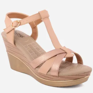 Women" TULIP" Mullti Color Ankle Starp Wedge Sandals