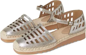 Women's Bijou Mary Jane Flat, Platinum, 8