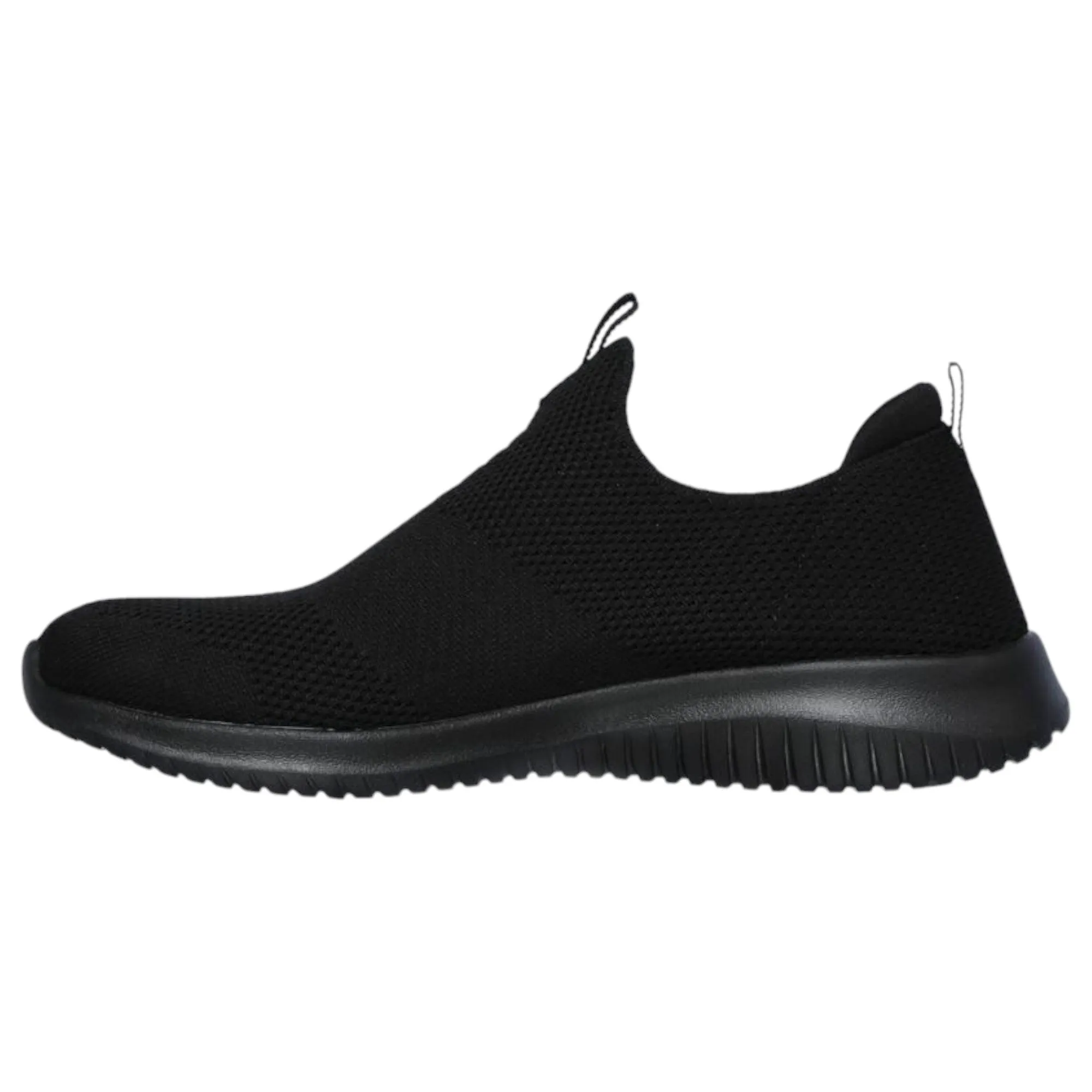 Womens Skechers Ultra Flex - First Take Wide Black/Black Running Sport Shoes