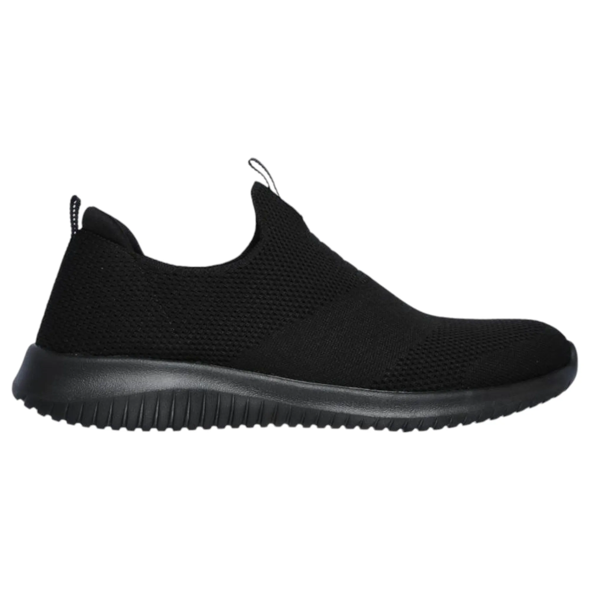 Womens Skechers Ultra Flex - First Take Wide Black/Black Running Sport Shoes