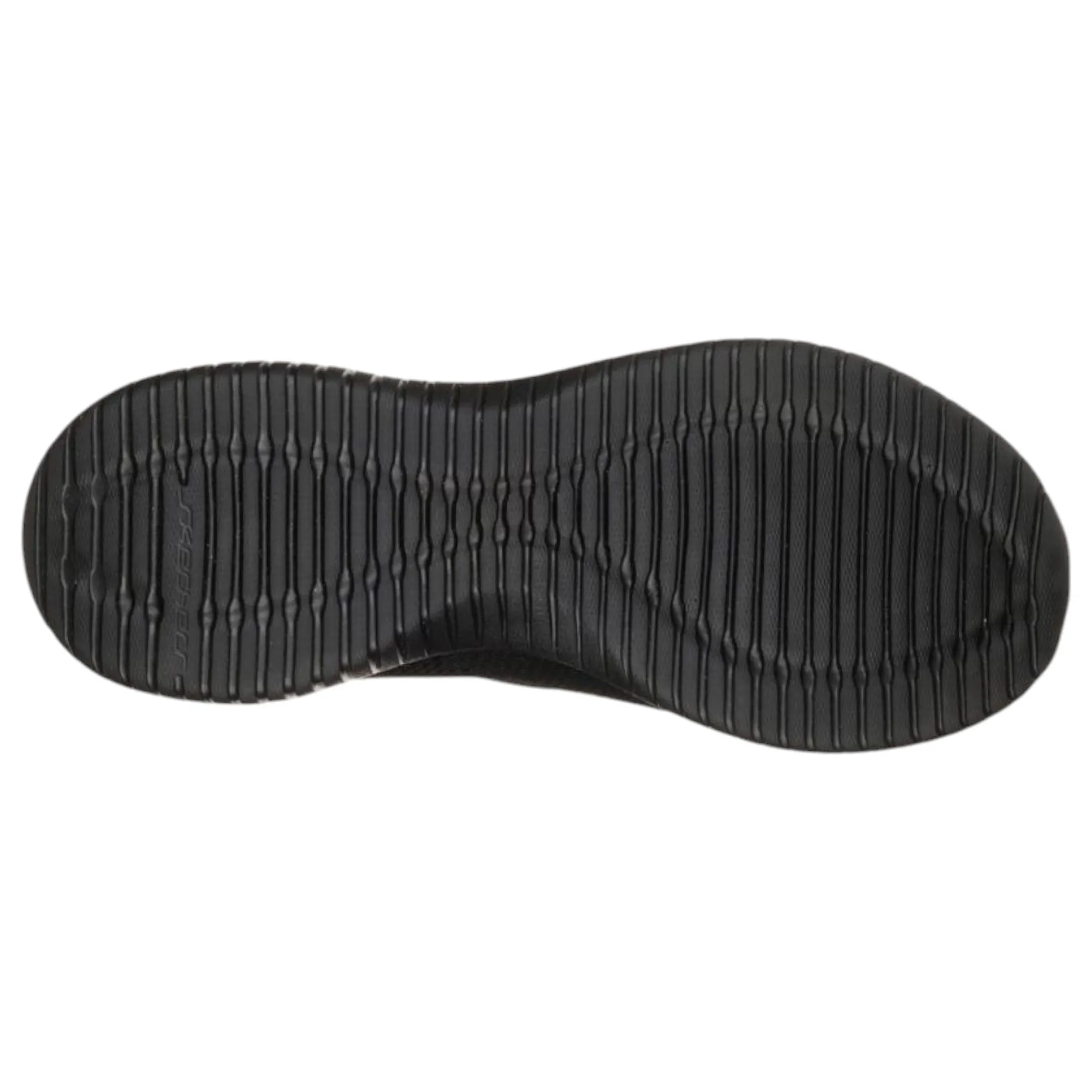 Womens Skechers Ultra Flex - First Take Wide Black/Black Running Sport Shoes