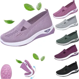 Women's Woven Orthopedic Breathable Soft Shoes,Zapatos Ortopédicos para Mujer, Women's Woven Orthopedic Breathable Soft Sole Shoes