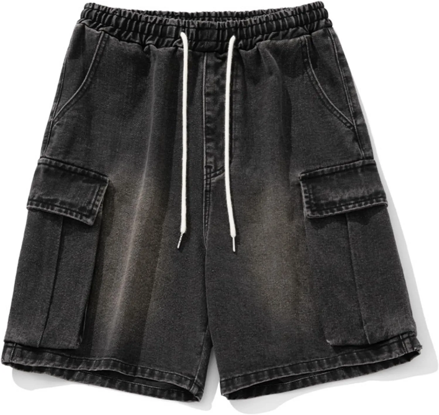 Y2k Baggy Jeans Shorts Men Hip Hop Grunge Vintage Streetwear Skater