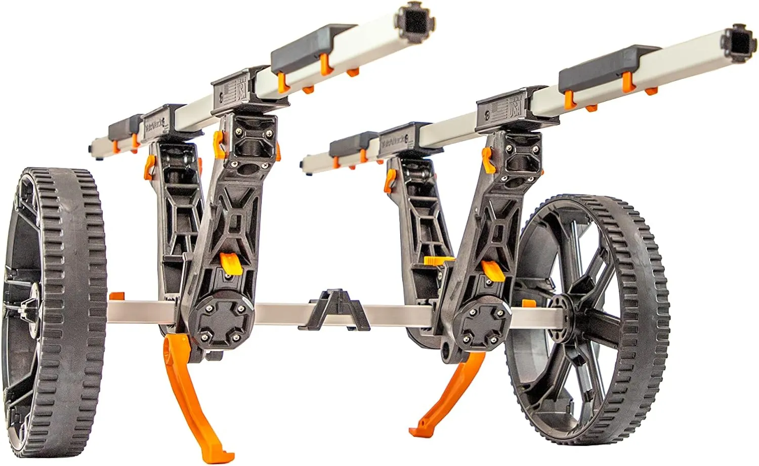 YakAttack TowNStow Kayak Carts - Easy Assembly Collapsible Kayak Adjustable Transport Carrier Dolly | Kayak Fishing Accessories