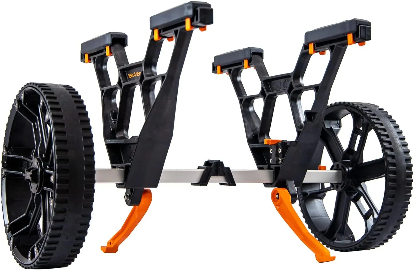 YakAttack TowNStow Kayak Carts - Easy Assembly Collapsible Kayak Adjustable Transport Carrier Dolly | Kayak Fishing Accessories