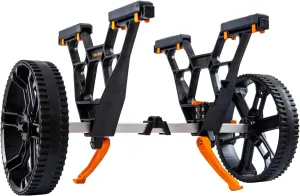 YakAttack TowNStow Kayak Carts - Easy Assembly Collapsible Kayak Adjustable Transport Carrier Dolly | Kayak Fishing Accessories