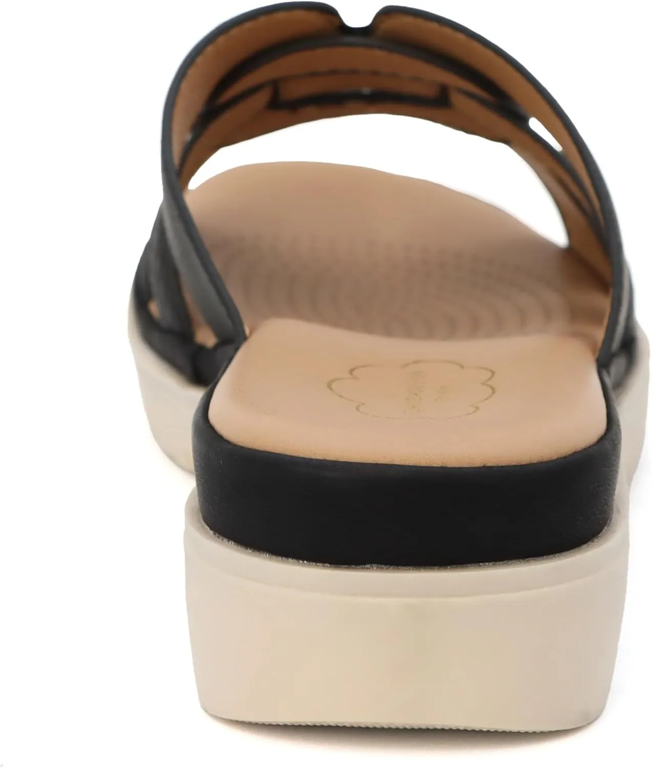 YOKI TUNSA-14 Women's Comfort Footbed Open Toe Wedge Sandal With Weave Upper